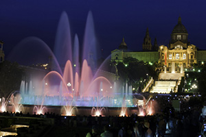 Photograph of Barcelona Font Màgica fountain.