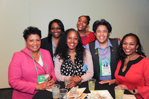 members of the AACRAO black caucus at the 2019 Annual Meeting