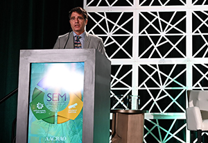 Dr. Clayton Smith presenting at SEM2021