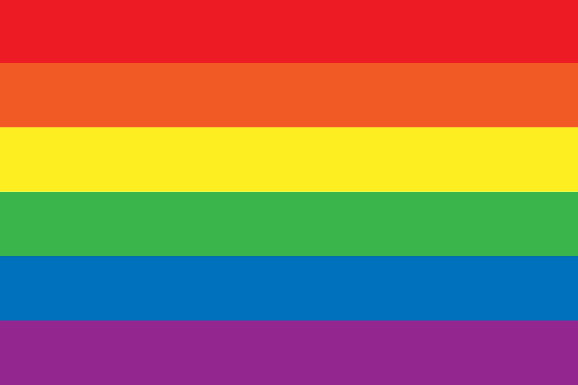 rainbow pride flag 