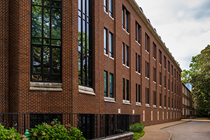 Photograph of a university building.