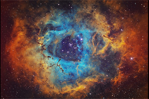 colorized image of a nebula 