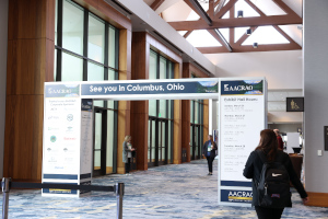 Conference center hallway at the 2023 Annual Meeting