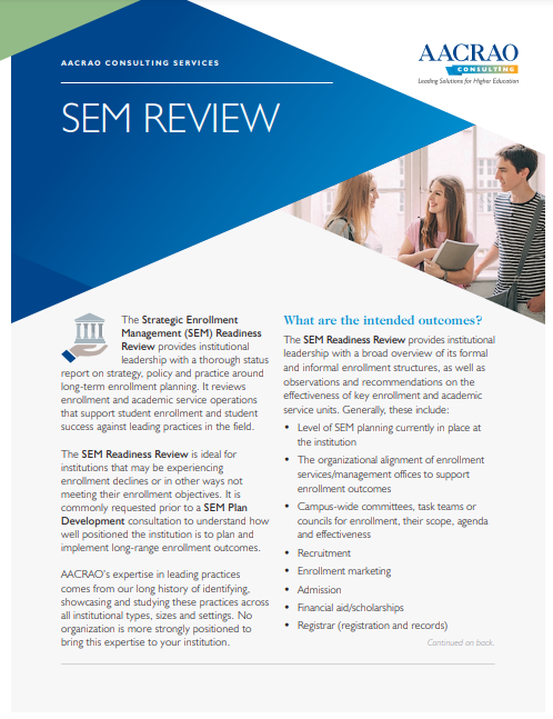 SEM Readiness Brochure Cover