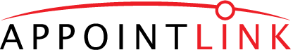Black & Red Appointlink logo
