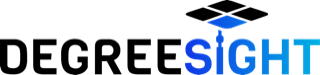 Black & Blue degree sight logo.