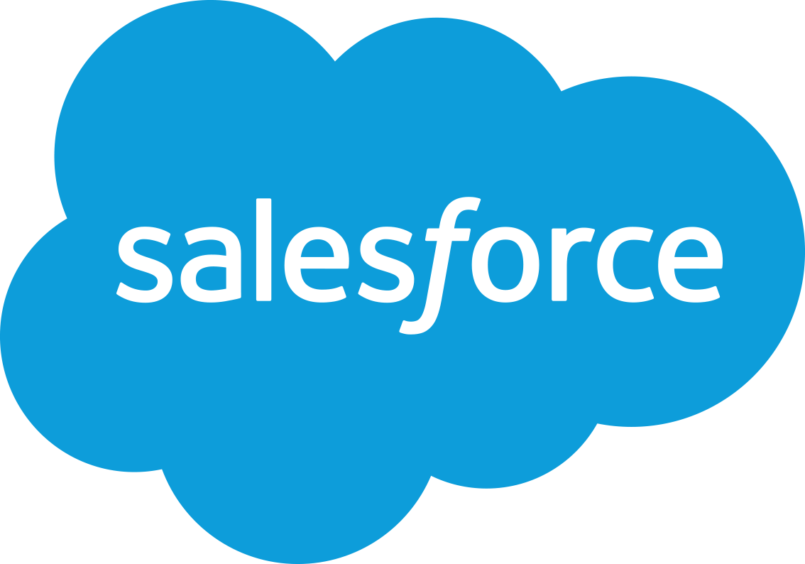 Blue and White Standard Salesforce Logo