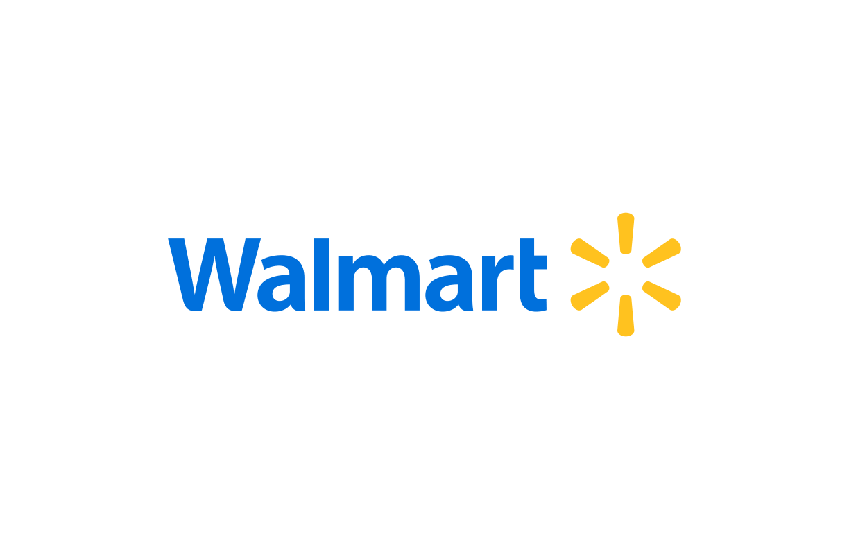 Blue and Yellow Walmart Retail Logo