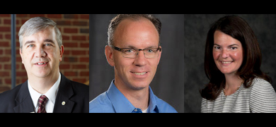 Headshot of Timothy Rees (left), John Soltice (middle), and Andrea J. Lehmacher (right).