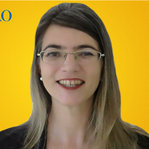 Yellow background with "AACRAO" in the top left corner and a headshot of Annetta Stroud 