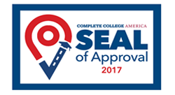 2017 Complete College America Seal of Approval.