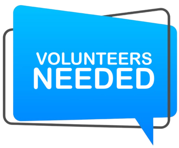 Volunteers Needed Text