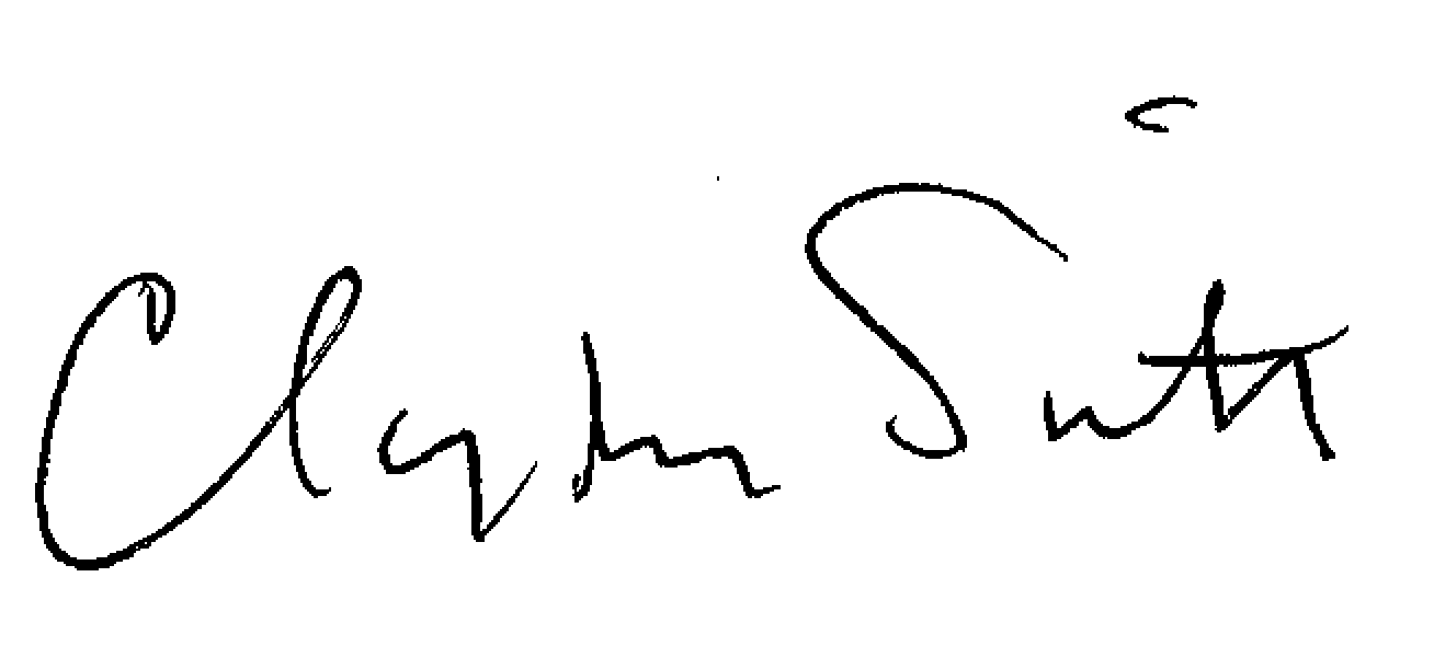 Clayton Smith signature