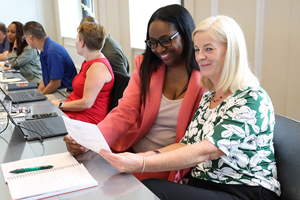 Dr. Tina Deneen and Martha Henebry