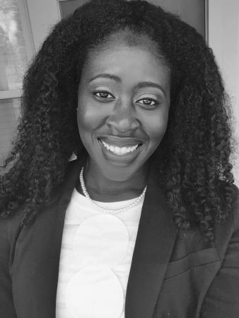 black and white headshot of Keronica Richardson