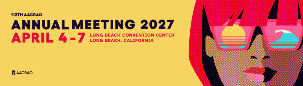 112th AACRAO Annual Meeting 2027, April 4–7 at Long Beach Convention Center, Long Beach, California