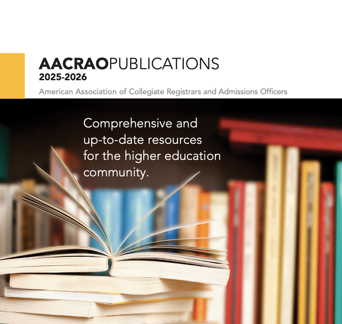 Publications Catalogue cover showcasing books on a shelf
