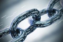 chain link with code on the outside