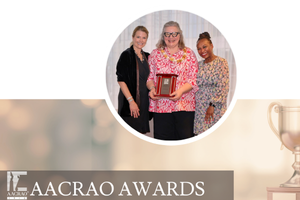 AACRAO Honorary Award winner with BOD Presidents