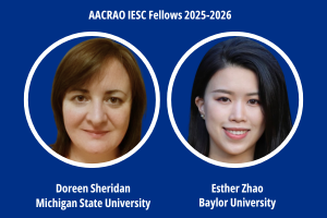 AACRAO IESC Fellows Doreen Sheridan and Esther Zhao