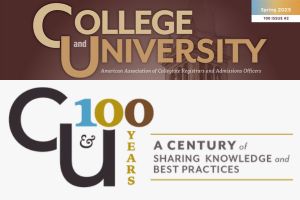 College & University Journal, 100 Years, A Century of Sharing Knowledge and Best Practices