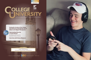 College & University Journal Summer 2025 with Gen Z student listening to music