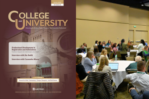 C&U cover Spring 2026 and professional development session from AACRAO meeting