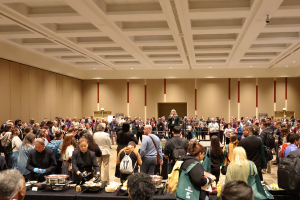 ballroom full of first-time attendees