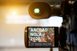 AACRAO NOLA 2026 Annual meeting through a video viewfinder