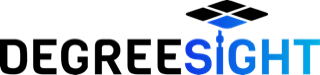 Black & Blue degree sight logo.