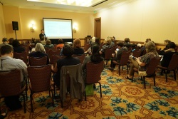 Photo from the audience of what appears to be a breakout session.