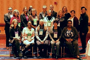 Group photo of attendees of an AACRAO conference.