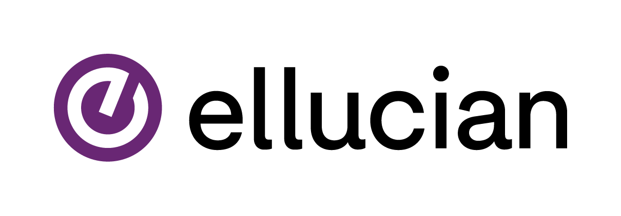 purple circle with the letter E outlined next to the text 