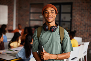 Photograph of university student.