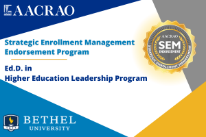 AACRAO-Bethel University Partnership Renewal and Scholarship 2025