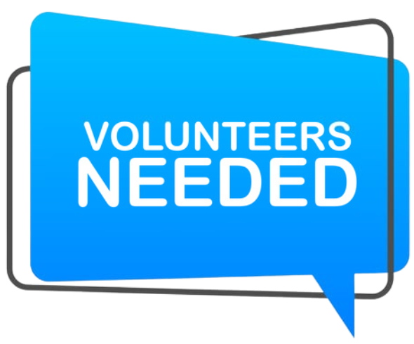 Volunteers Needed Text