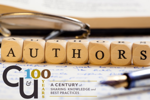 Word blocks spelling AUTHORS and the C&U logo