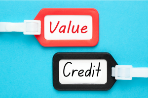 Value and Credit tags